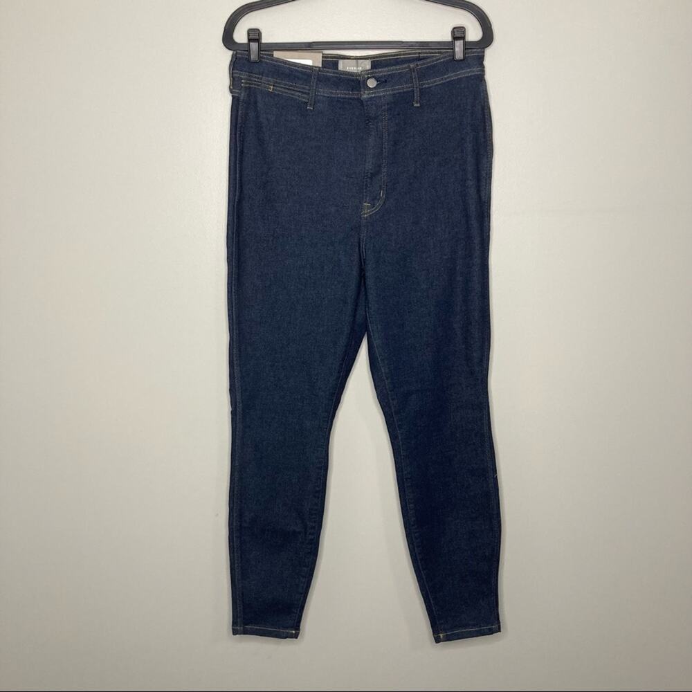 NWT EVERLANE The Way High Skinny Jeans Dark Wash 33